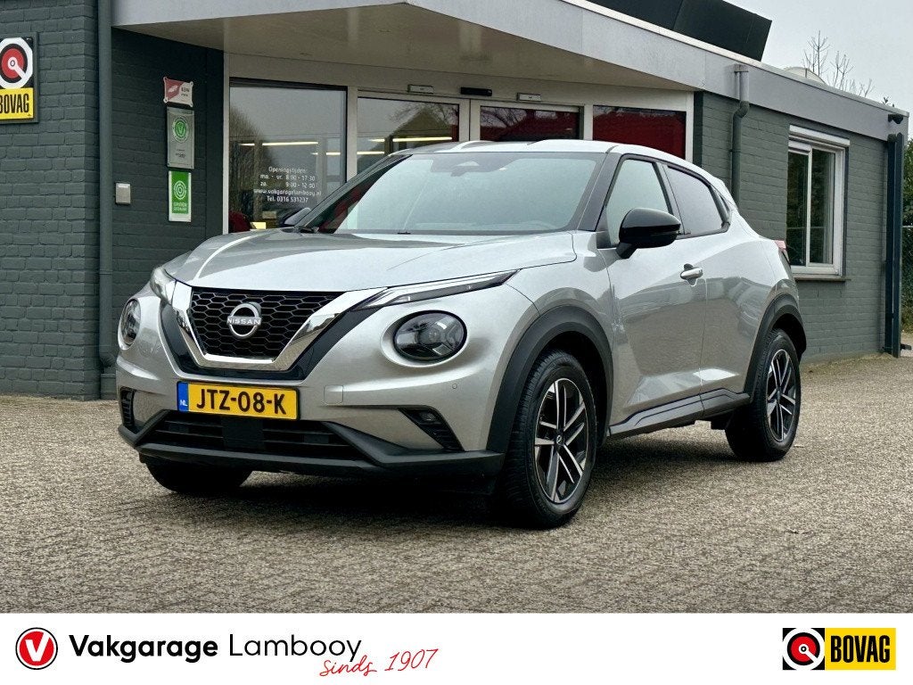 Nissan Juke 1.0 DIG-T N-Connecta Keyless Navi Camera Carplay, Keurmerk '100% Onderhouden', Euro 6, Bedrijf, Handgeschakeld