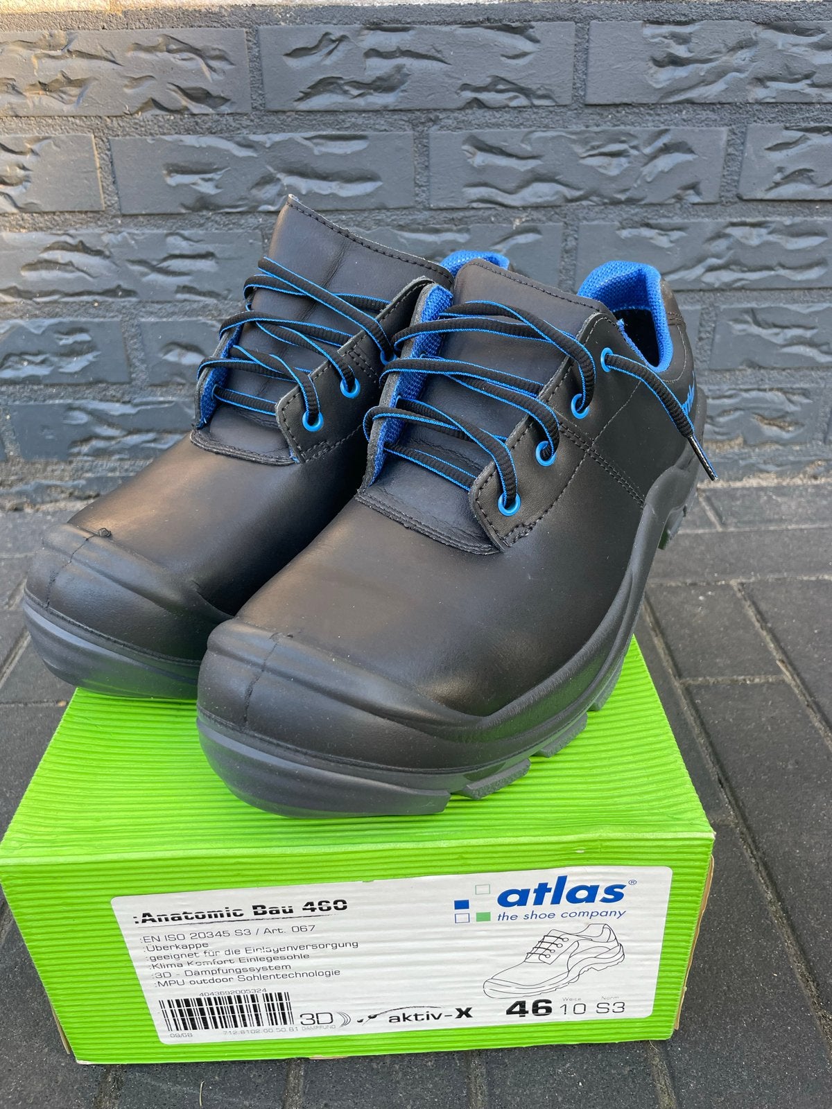 Nieuwe Atlas Werkschoenen Maat 46 - Anatomic Bau 460 S3, Kleding | Heren, Zwart, Nieuw, Ophalen of Verzenden, Werkschoenen
