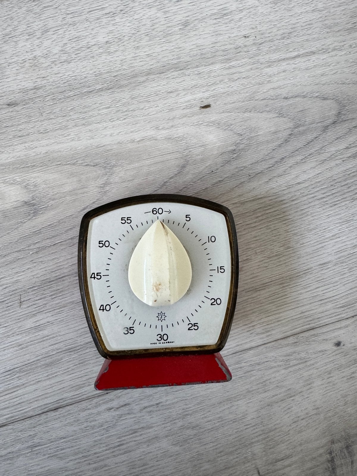 Vintage Junghans Kookwekker Rood - Mid-Century Design, Ophalen of Verzenden