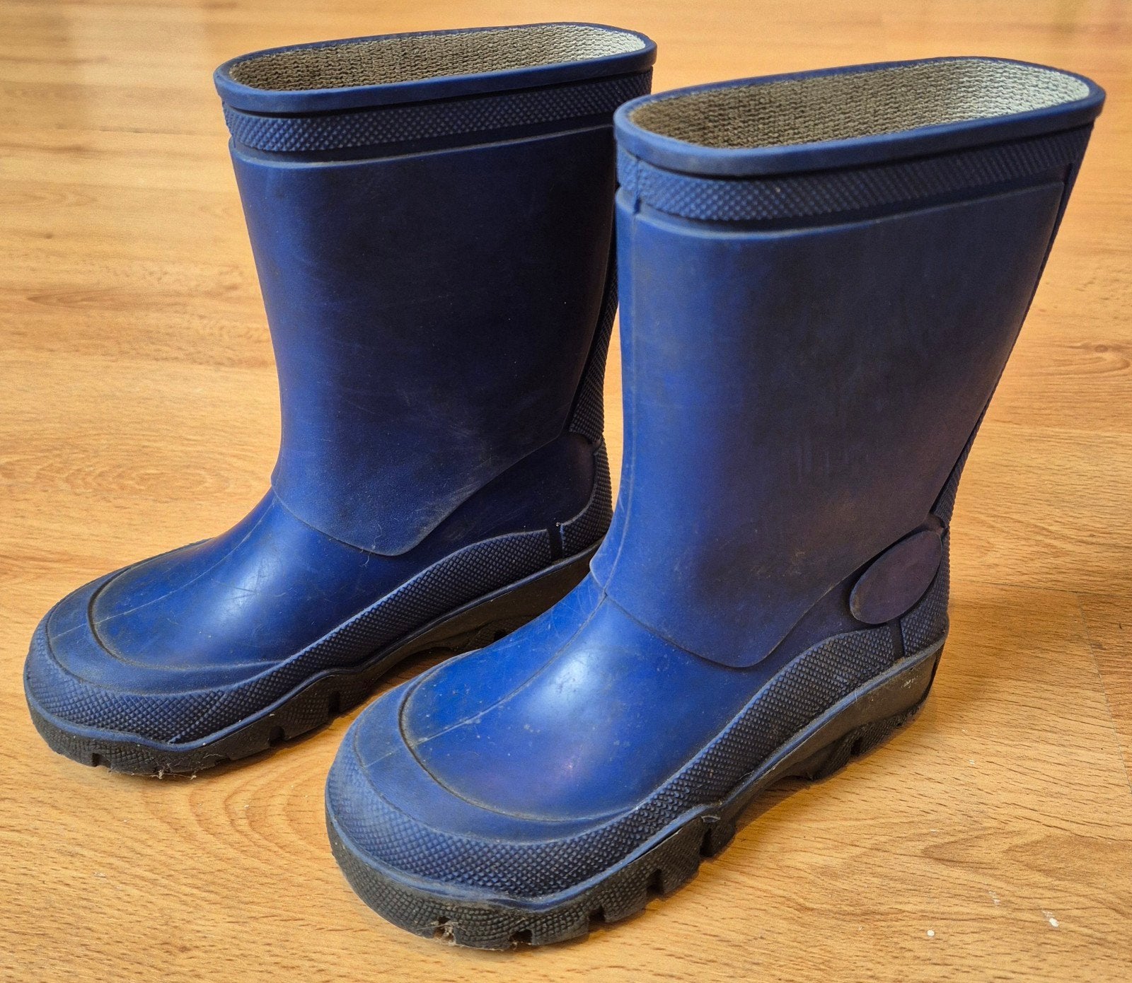 Blauwe regenlaarzen maat 28/29, Ophalen of Verzenden, Jongen, Laarzen, Zo goed als nieuw