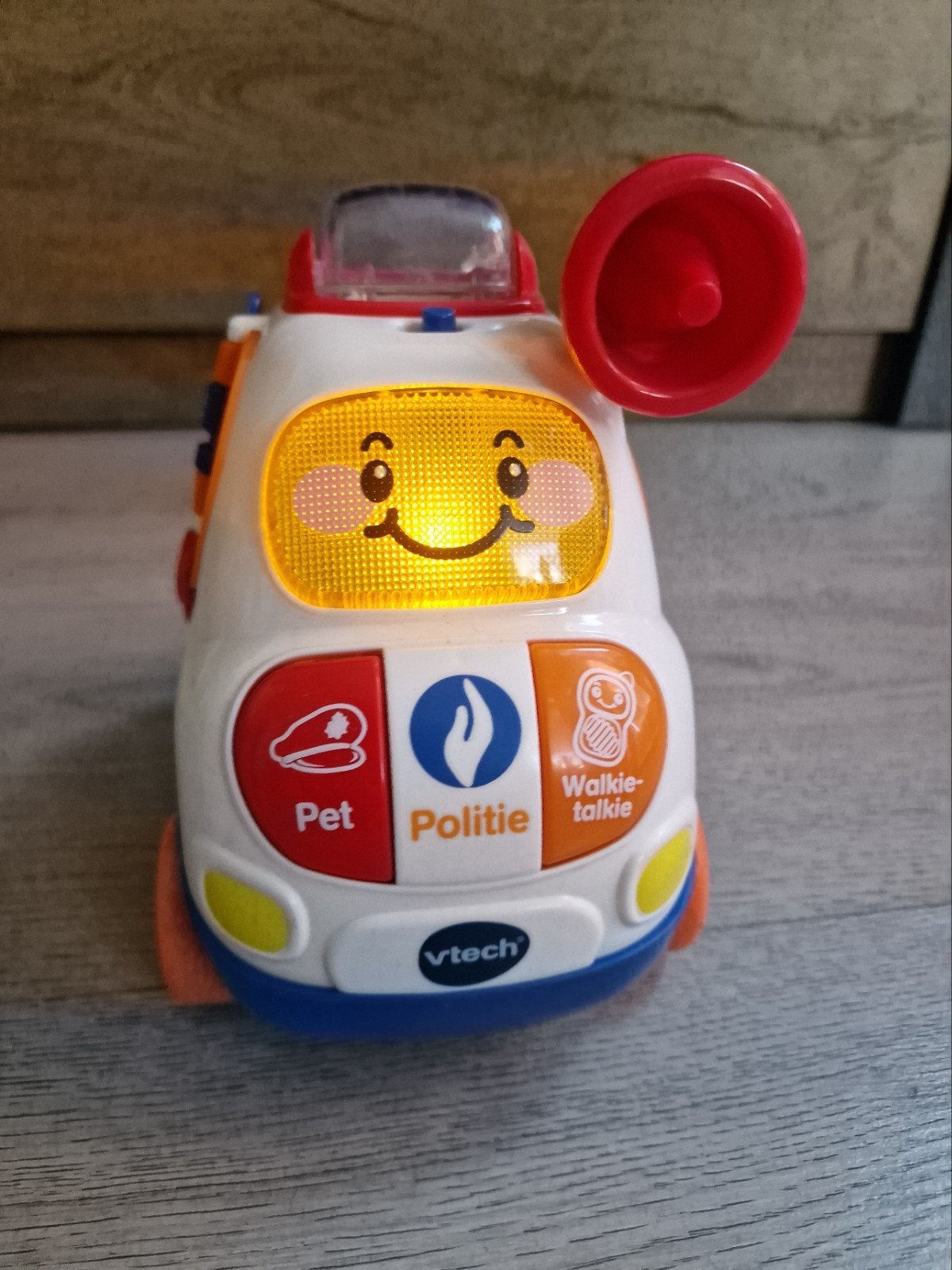 XL Toet toet auto Vtech Politieauto vtech Politie auto groot, Kinderen en Baby's, Speelgoed | Vtech, Ophalen of Verzenden, Zo goed als nieuw