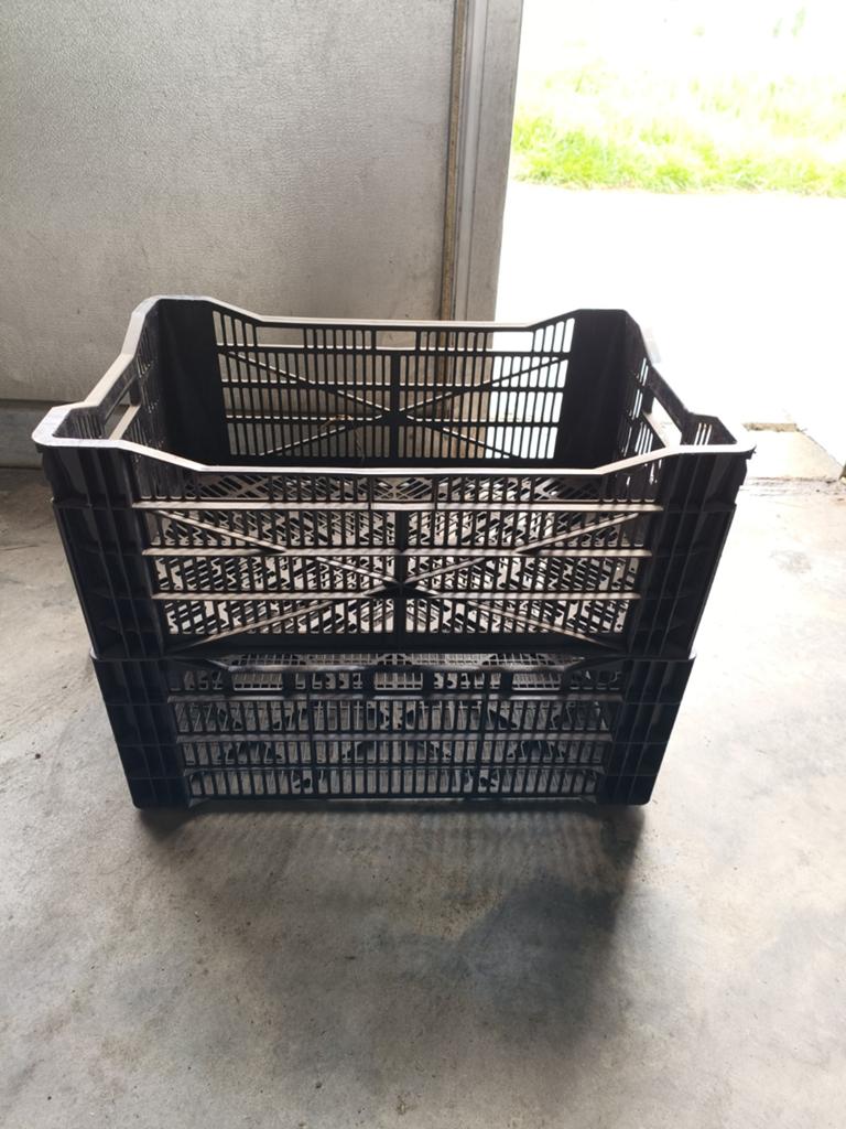 Stevige krat 60x40x24cm ca 40 stuks beschikbaar, Ophalen, Gebruikt, 40 tot 60 cm, 50 tot 75 cm