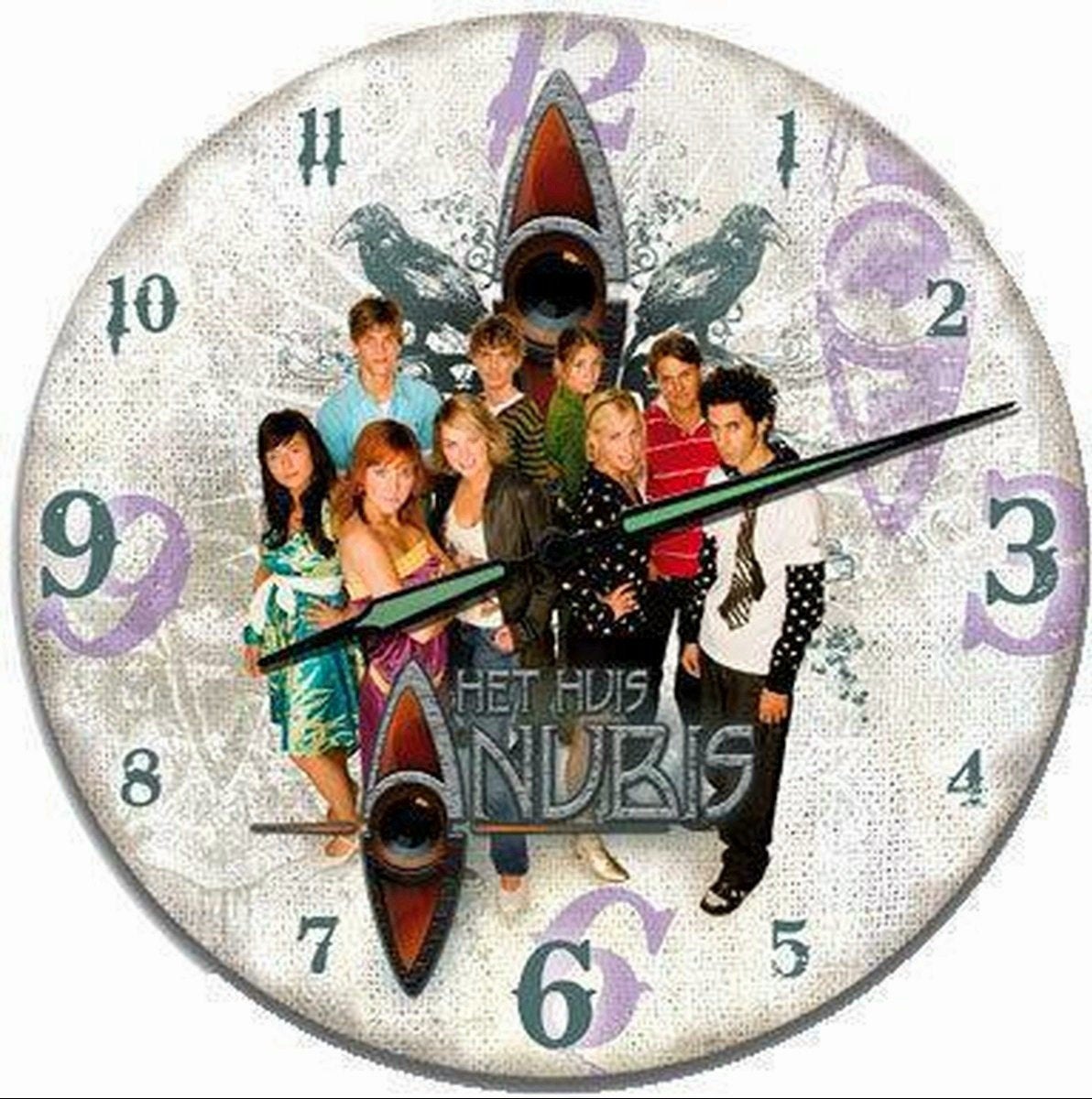wandklok huis Anubis, Ophalen, Gebruikt, Ophangbaar, Klok