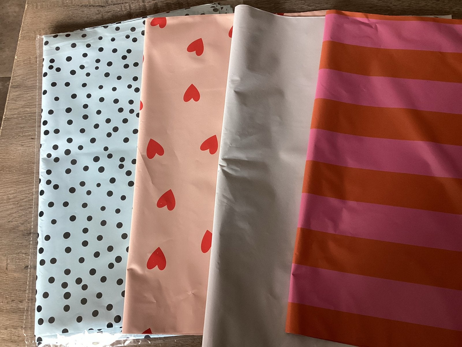 20 Verzendzakken XL in 4  designs, Ophalen of Verzenden, Nieuw
