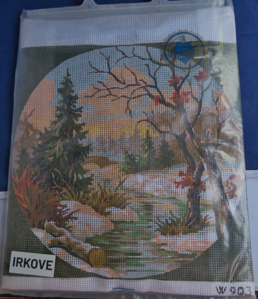 BORDUUR PAKKET COMPLEET * WOL * Winter *, Verzenden, Zo goed als nieuw, Handborduren, Borduurpakket