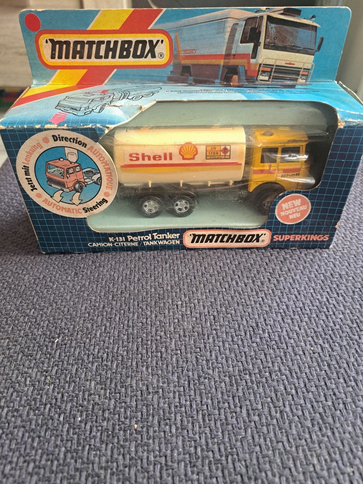 matchbox model superkings k 131petrol tanker in ovp, Hobby en Vrije tijd, Modelauto's | Overige schalen, Gebruikt, England, Ophalen of Verzenden