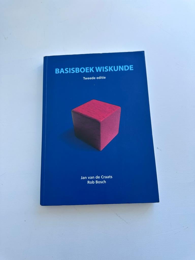 Basisboek Wiskunde - Jan van de Craats & Rob Bosch, Boeken, Ophalen of Verzenden, Beta, Nieuw, HBO