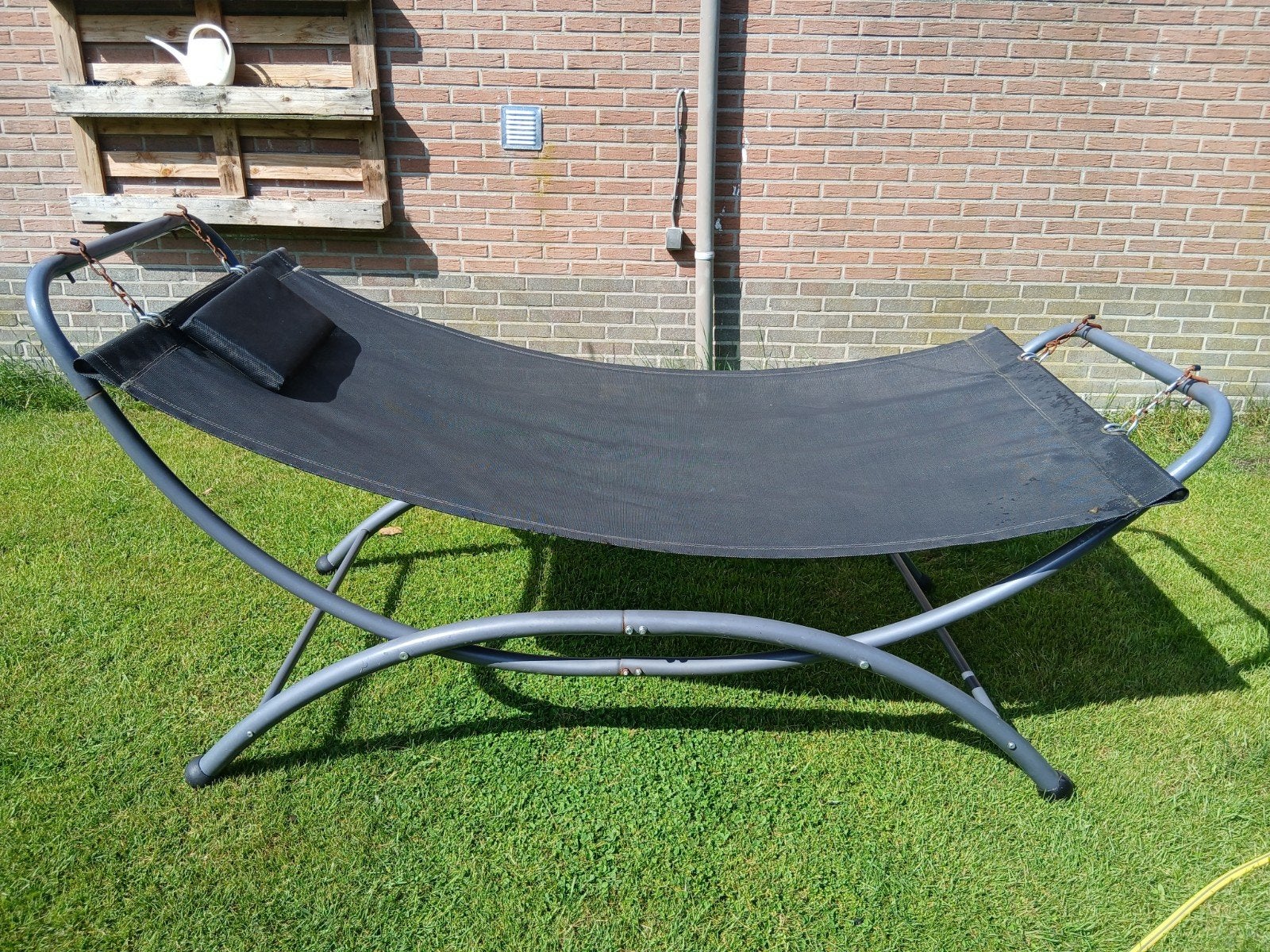 Comfortabele hangmat met standaard, Ophalen, Gebruikt, Met standaard, Eenpersoons