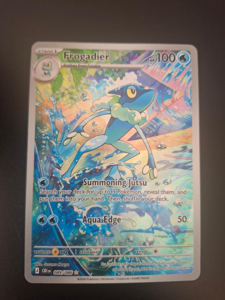 Frogadier #89 Pokemon Chaos Rising 089 086, Ophalen of Verzenden, Zo goed als nieuw