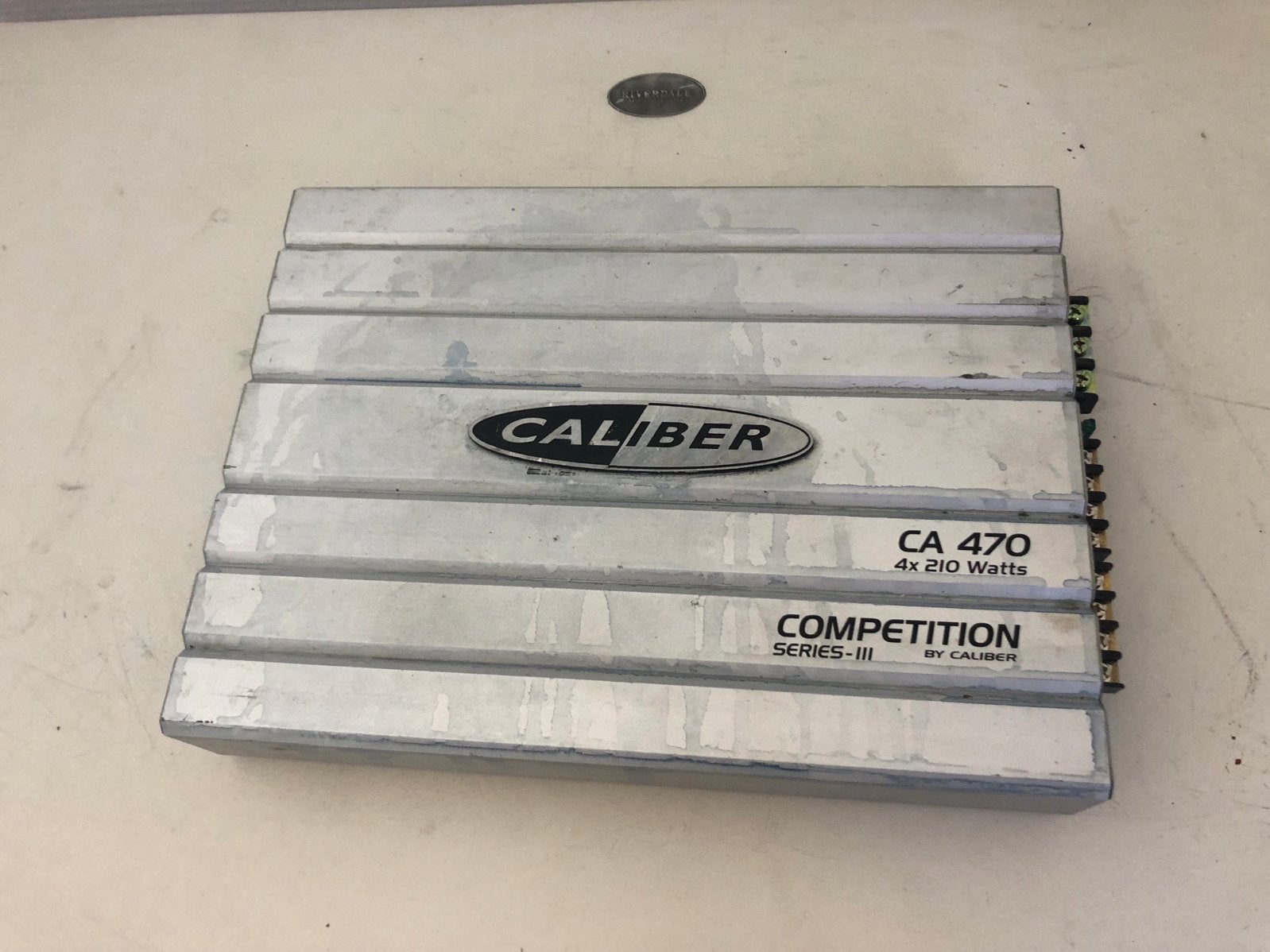 Caliber CA 470 Competition Series-III 4x 210 Watt Versterker, Ophalen of Verzenden, Gebruikt