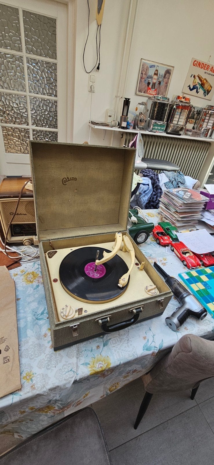 Platen speler wisselaar Collaro Conquest rond 1954, Ophalen of Verzenden, Overige merken