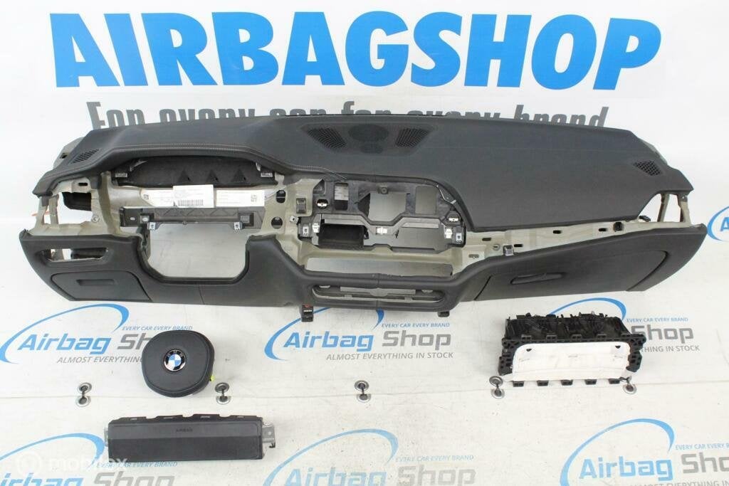Airbag set - Dashboard M grijs stiksels BMW 3 serie G20, Gebruikt, Ophalen of Verzenden