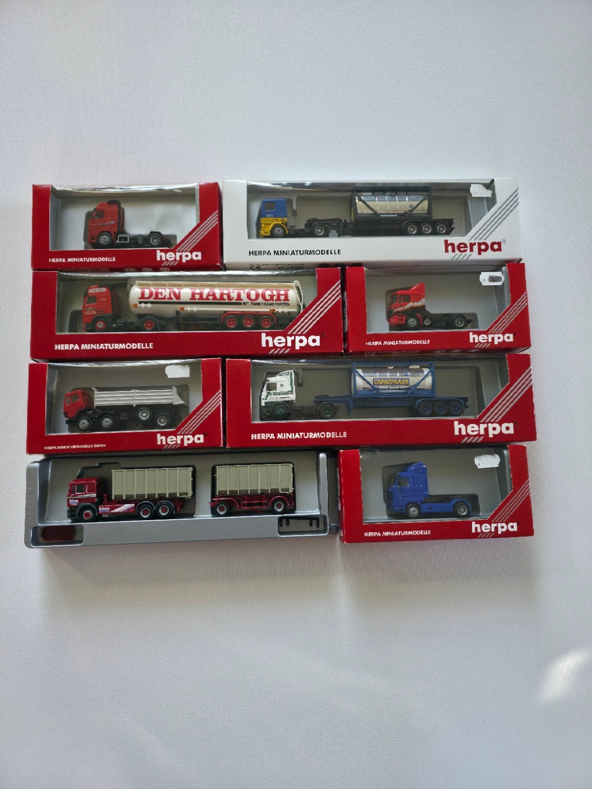 1:87 herpa vrachtwagen collectie, Ophalen of Verzenden, Zo goed als nieuw, Bus of Vrachtwagen, Herpa