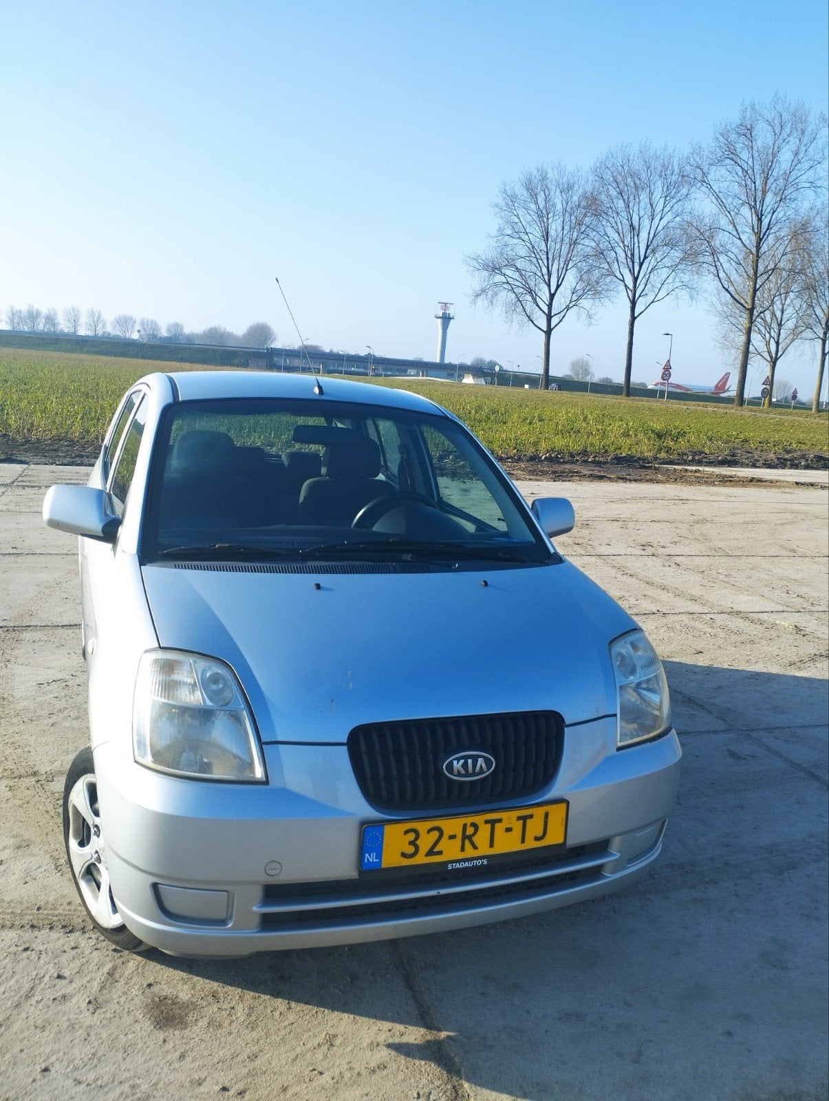Kia Picanto 1.0 2005 Grijs, Voorwielaandrijving, 836 kg, 31 €/maand, 4 cilinders