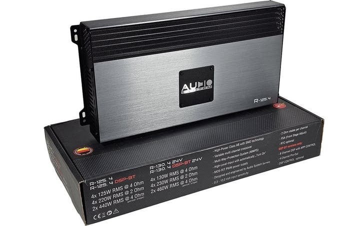 Audio System Radion R125.4 amp 4 kanaals 880 watts RMS, Niet ingevuld, Niet ingevuld, Nieuw, Ophalen of Verzenden