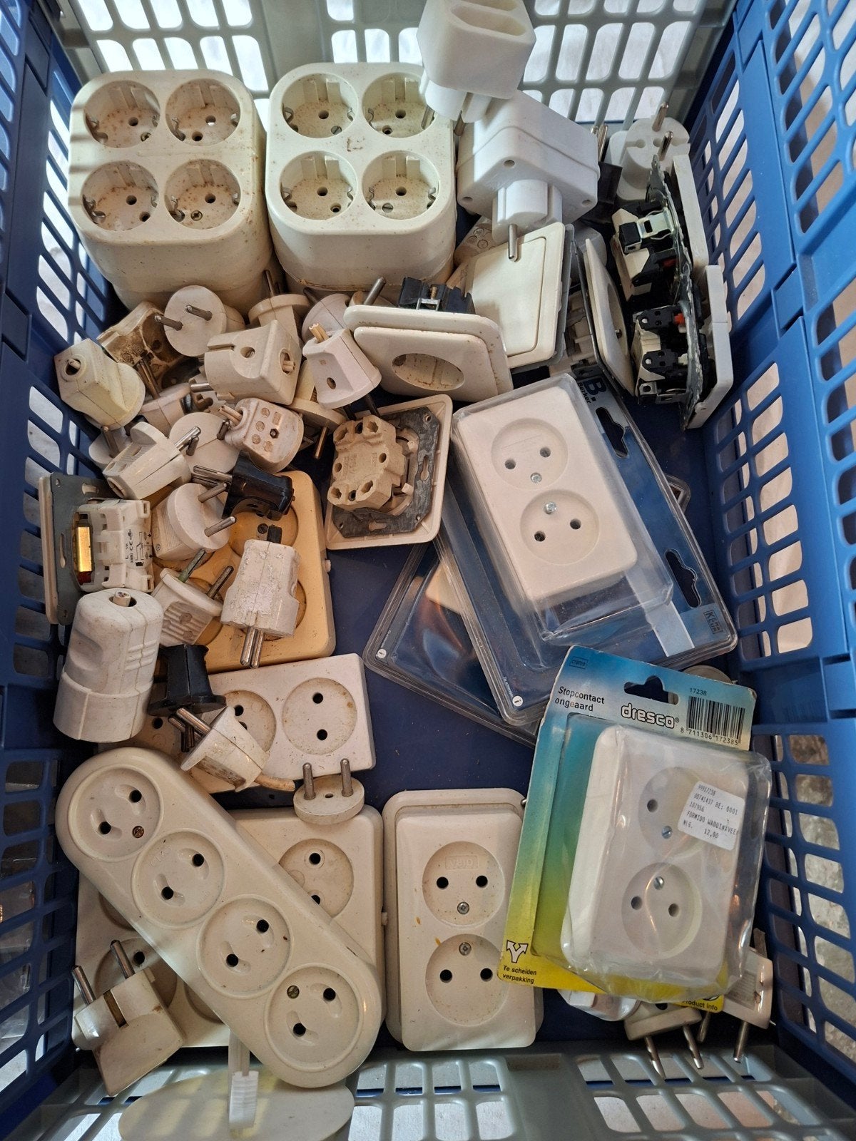 Grote opruimpartij diverse elektra onderdelen, Ophalen of Verzenden, Gebruikt, Overige merken, Overige typen