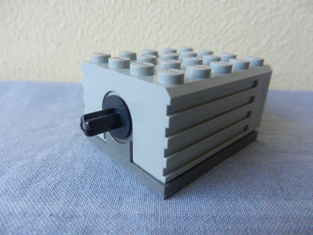 Lego Technic 9 volt motor, Ophalen of Verzenden, Gebruikt