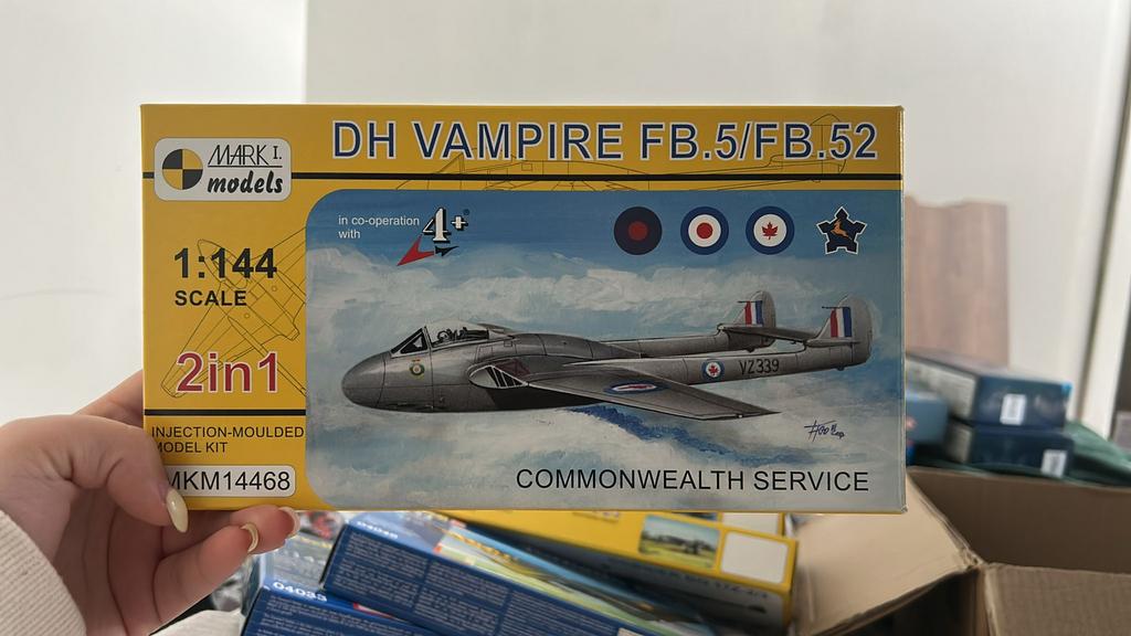 Mark I Models DH Vampire FB.5 / FB.52 – 1:144 – Nieuw, Overige merken, 1:144 tot 1:200, Nieuw, Ophalen of Verzenden