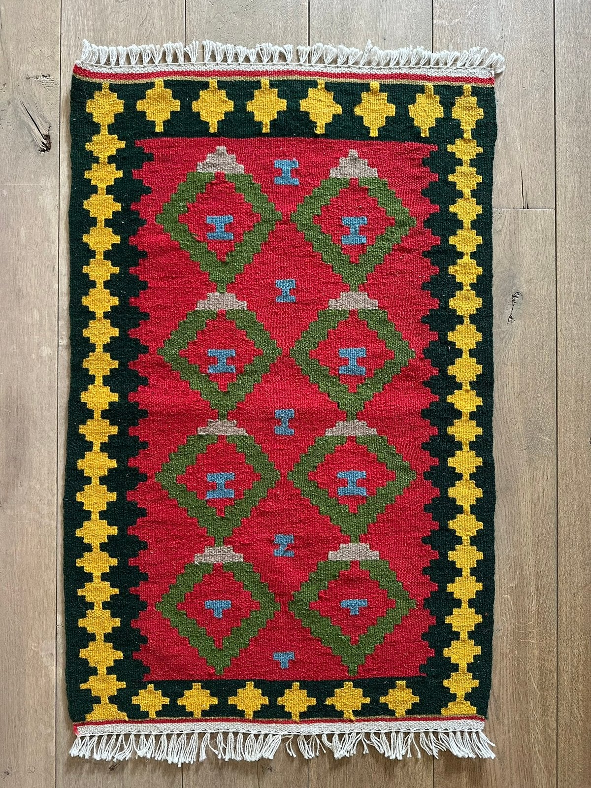 Authentieke Perzische kelim NIEUW 96 x 61, Ophalen, 50 tot 100 cm, Perzisch, Nieuw
