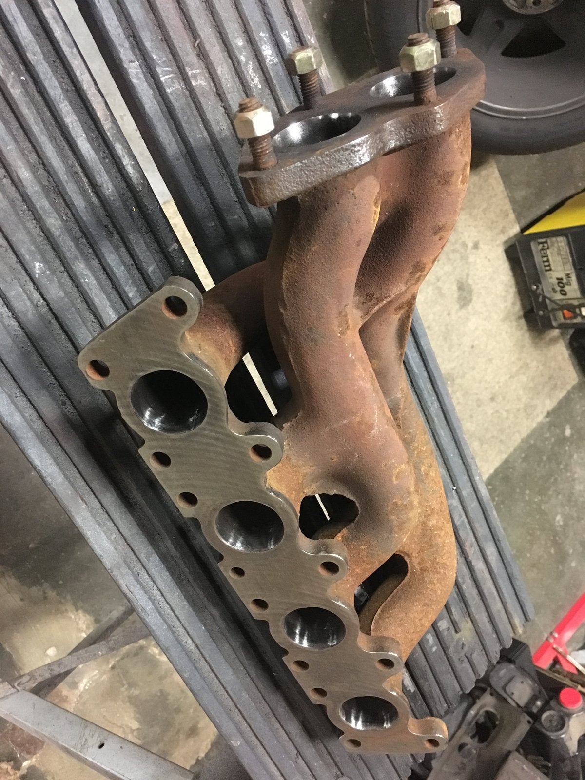 Audi V8 / 1,8 ADR 20v uitlaat spruitstuken VW 16v cross, Auto-onderdelen, Ophalen of Verzenden, Gebruikt, Overige automerken