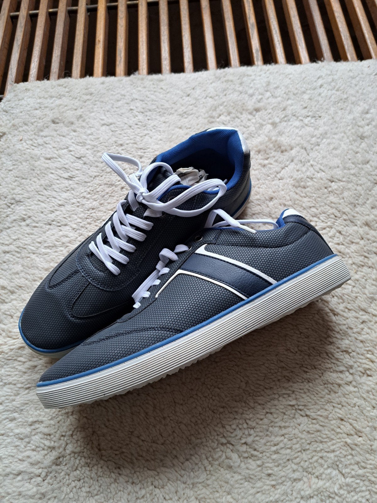 HERDN SNEAKERS NIEUW MAAT 44 KLEUR BLAUW, Kleding | Heren, Ophalen of Verzenden, Nieuw, Blauw