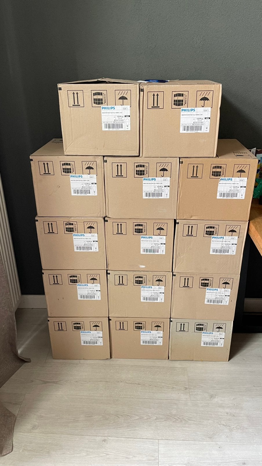 Philips SON PIA Plus 150W E40 Lampen – Doos 12 Stuks Nieuw, Ophalen of Verzenden, Nieuw, Overige typen
