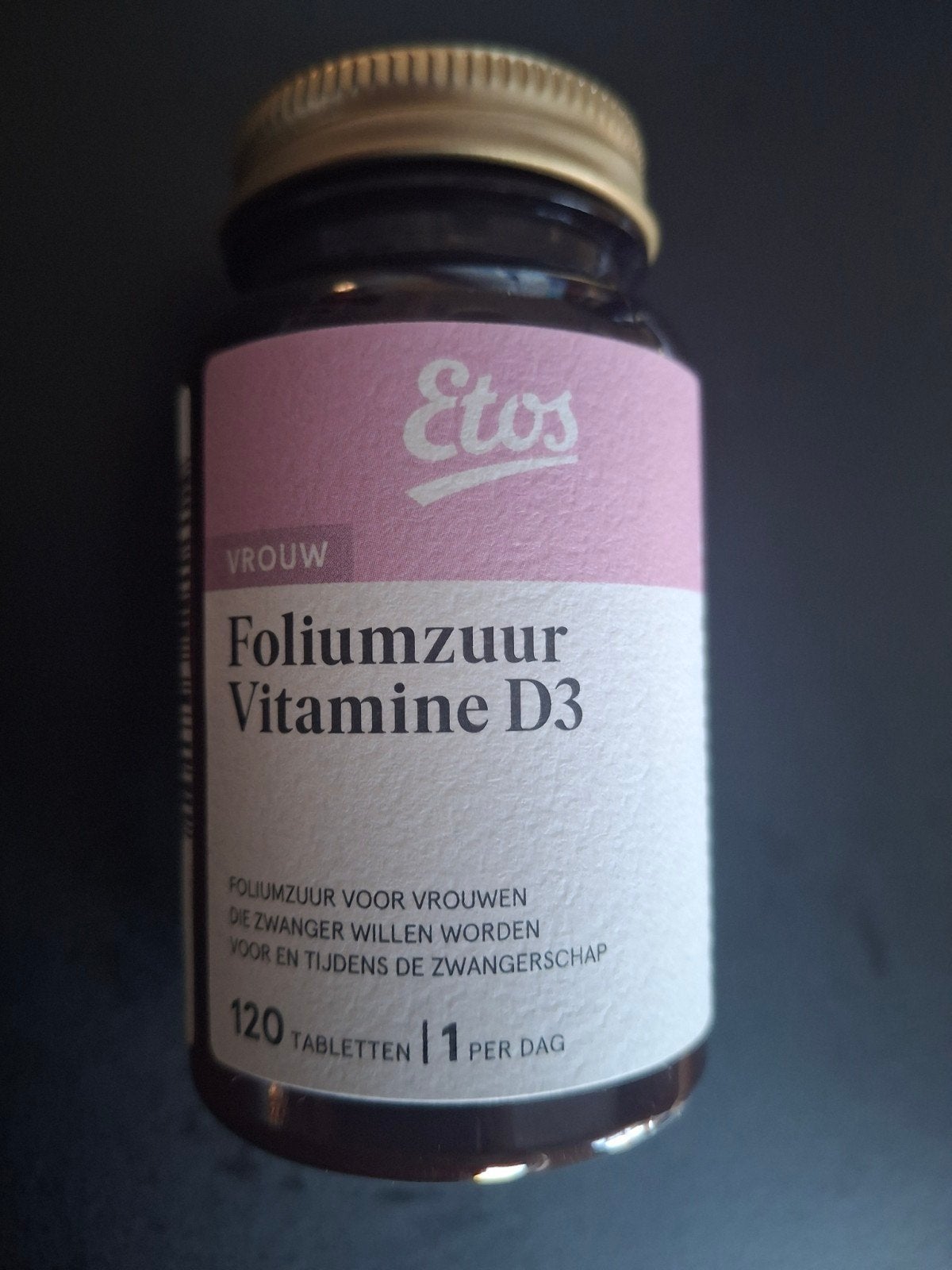 Etos Foliumzuur Vitamine D3 - 120 tabletten, Ophalen, Nieuw