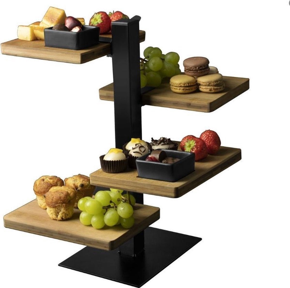 Gusta etagere/serveertoren, nieuw in doos, Ophalen, Hout, Meerkleurig, Nieuw