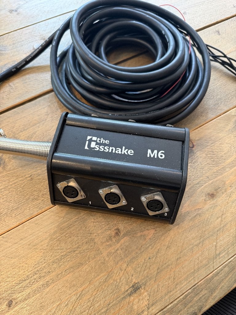 The ssssnake M6 Stage Box - 6 XLR ingangen, Muziek en Instrumenten, Ophalen, Zo goed als nieuw, Apparatuur