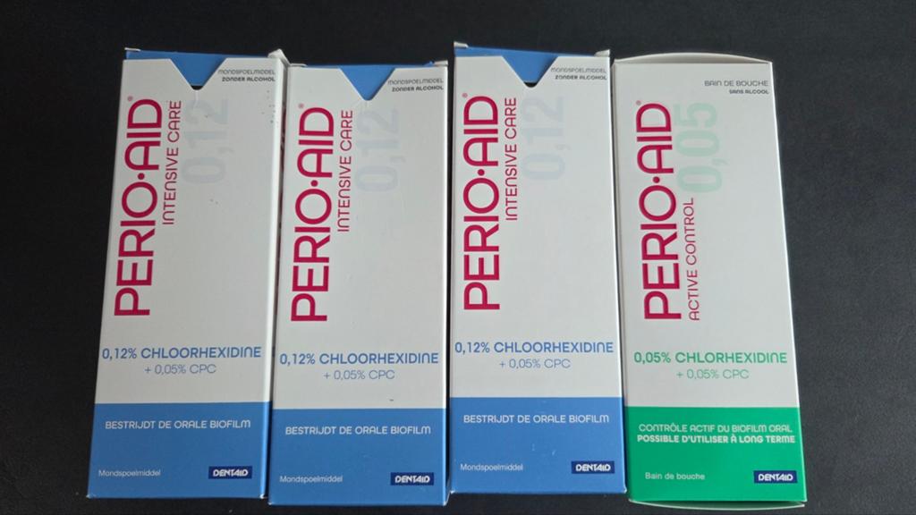Perio-Aid Mondspoeling: 1x Active Control, 3x Intensive Care, Ophalen of Verzenden
