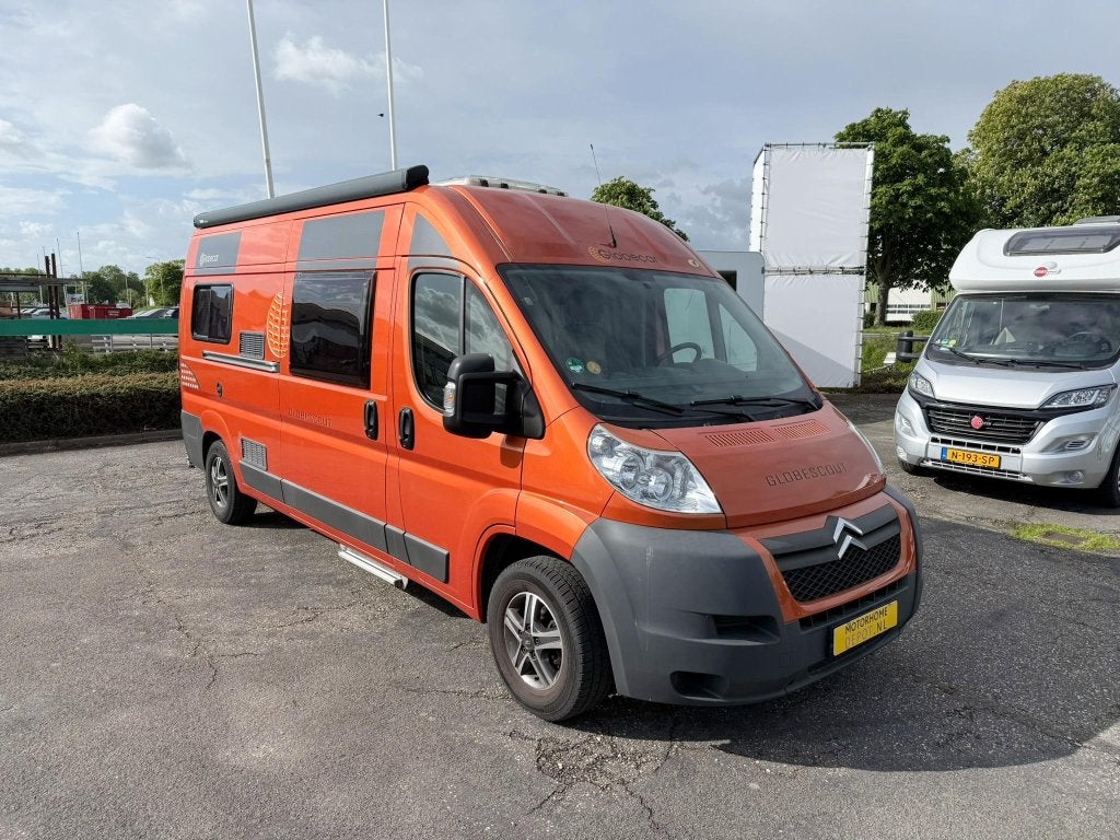 Pössl Globescout 600, Caravans en Kamperen, Chemisch toilet, Buscamper of Camperbus, Pössl, Achteruitrijcamera