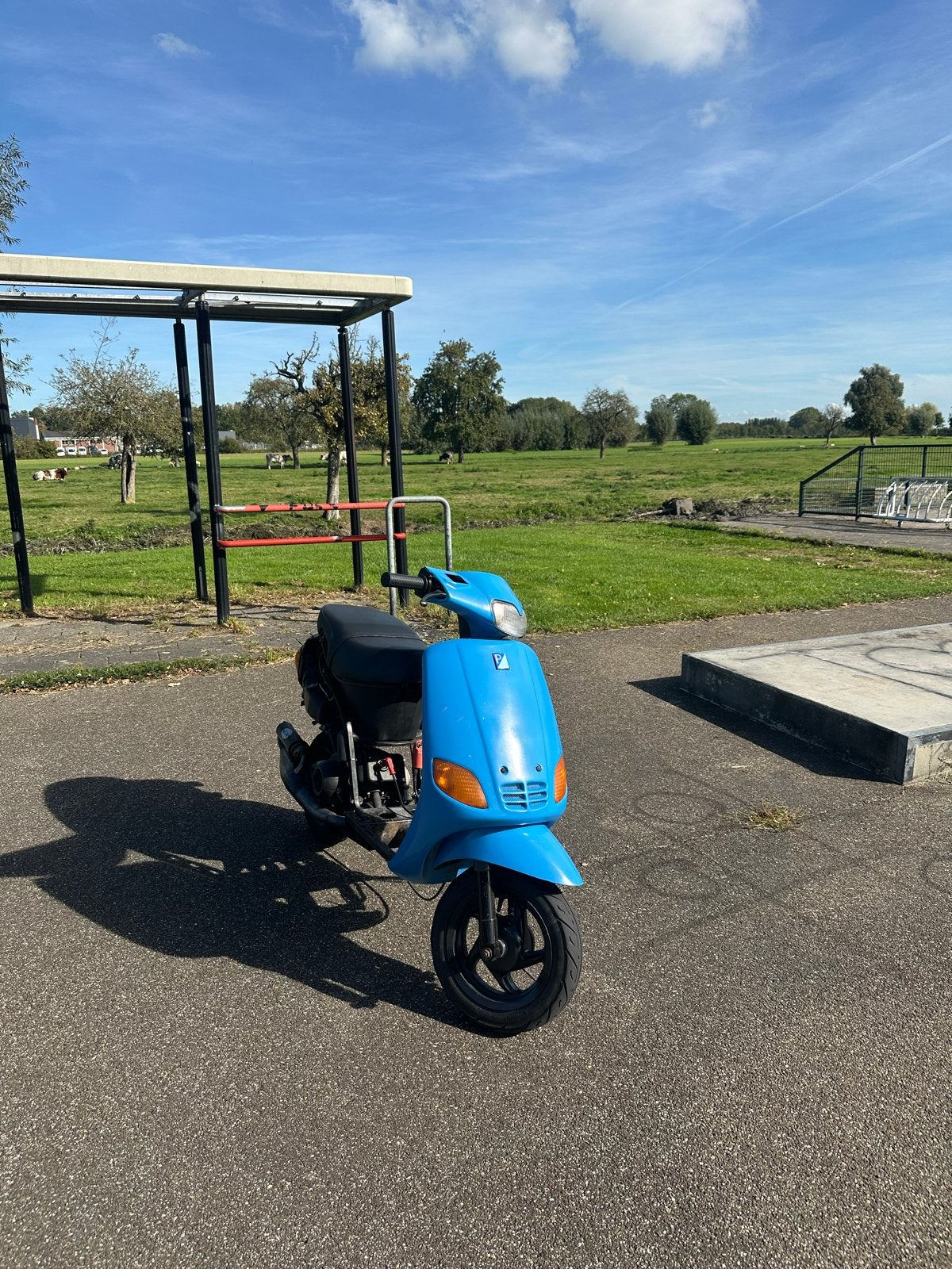 Piaggio Zip type 3 2000  blok 2-takt - Blauw, Ophalen, Gebruikt, Maximaal 45 km/u, Tweetakt