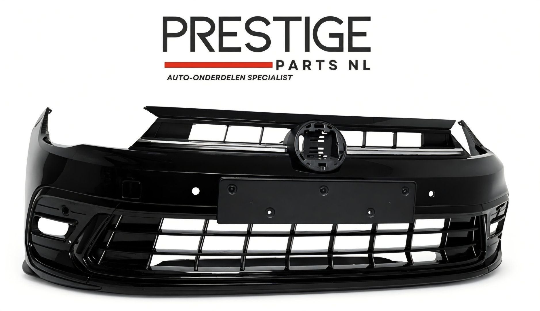 Voorbumper VW Polo 2G Facelift R-line 6xPDC Bumper bj.2022-2, Gebruikt, -, Voor, Ophalen of Verzenden