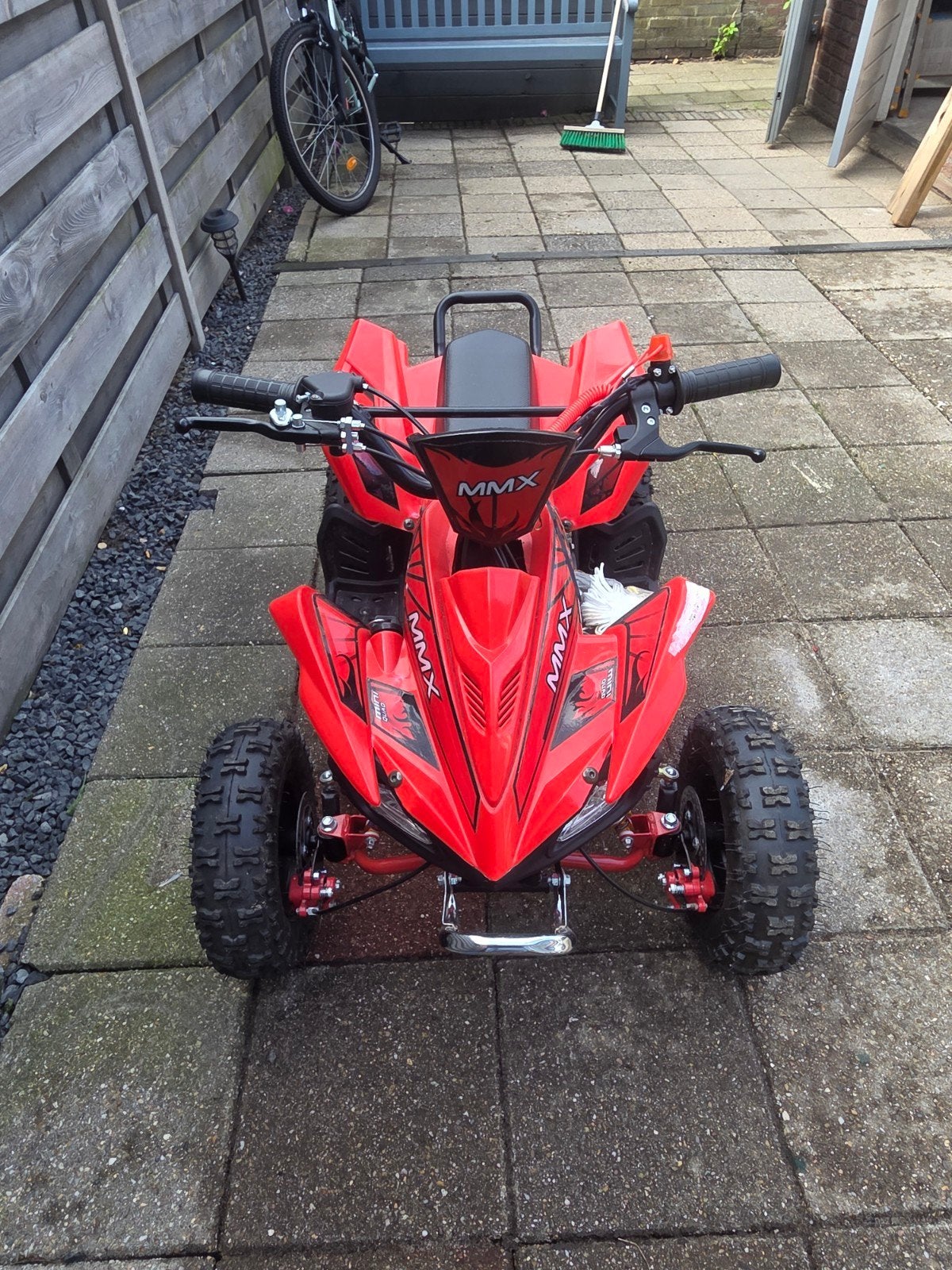 MMX Kinderquad – rood – benzine – nette staat, Ophalen, Gebruikt, Overige typen, Mmd