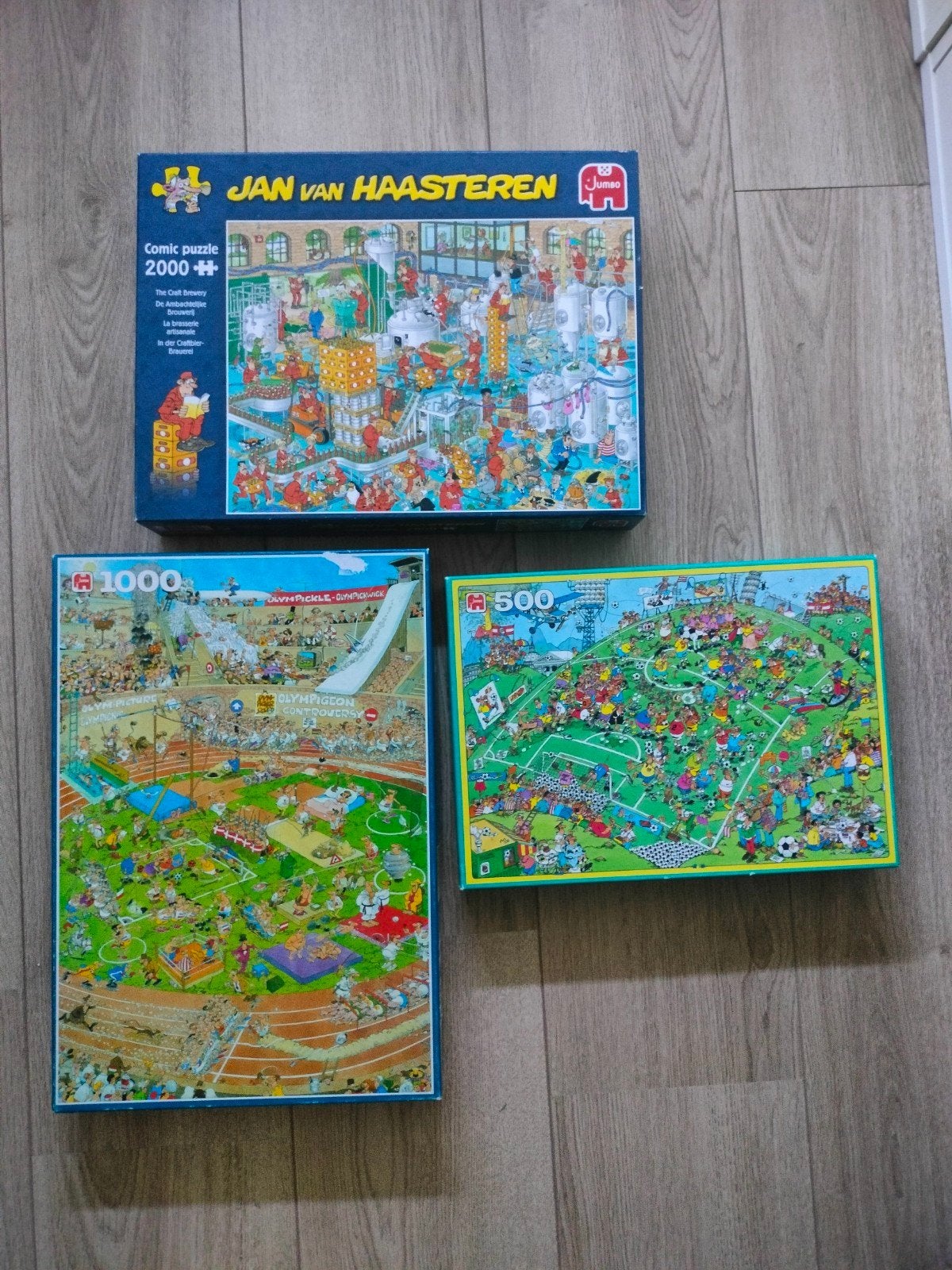 Jan van Haasteren puzzel 1000 / 500 / 2000 stukjes, Ophalen of Verzenden, 500 t/m 1500 stukjes, Zo goed als nieuw