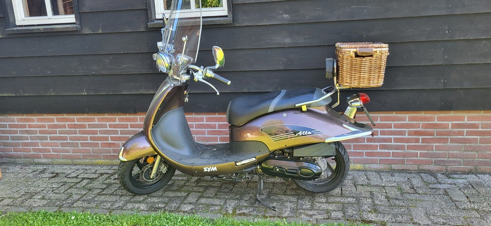 Retro scooter, Fietsen en Brommers, Scooters | Overige merken, Ophalen, Gebruikt, Benzine