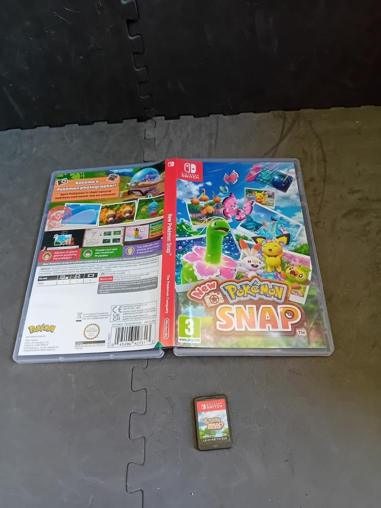 Nintendo Switch spel New Pokemon Snap, Spelcomputers en Games, Games | Nintendo Switch, Gebruikt, Avontuur en Actie, 1 speler