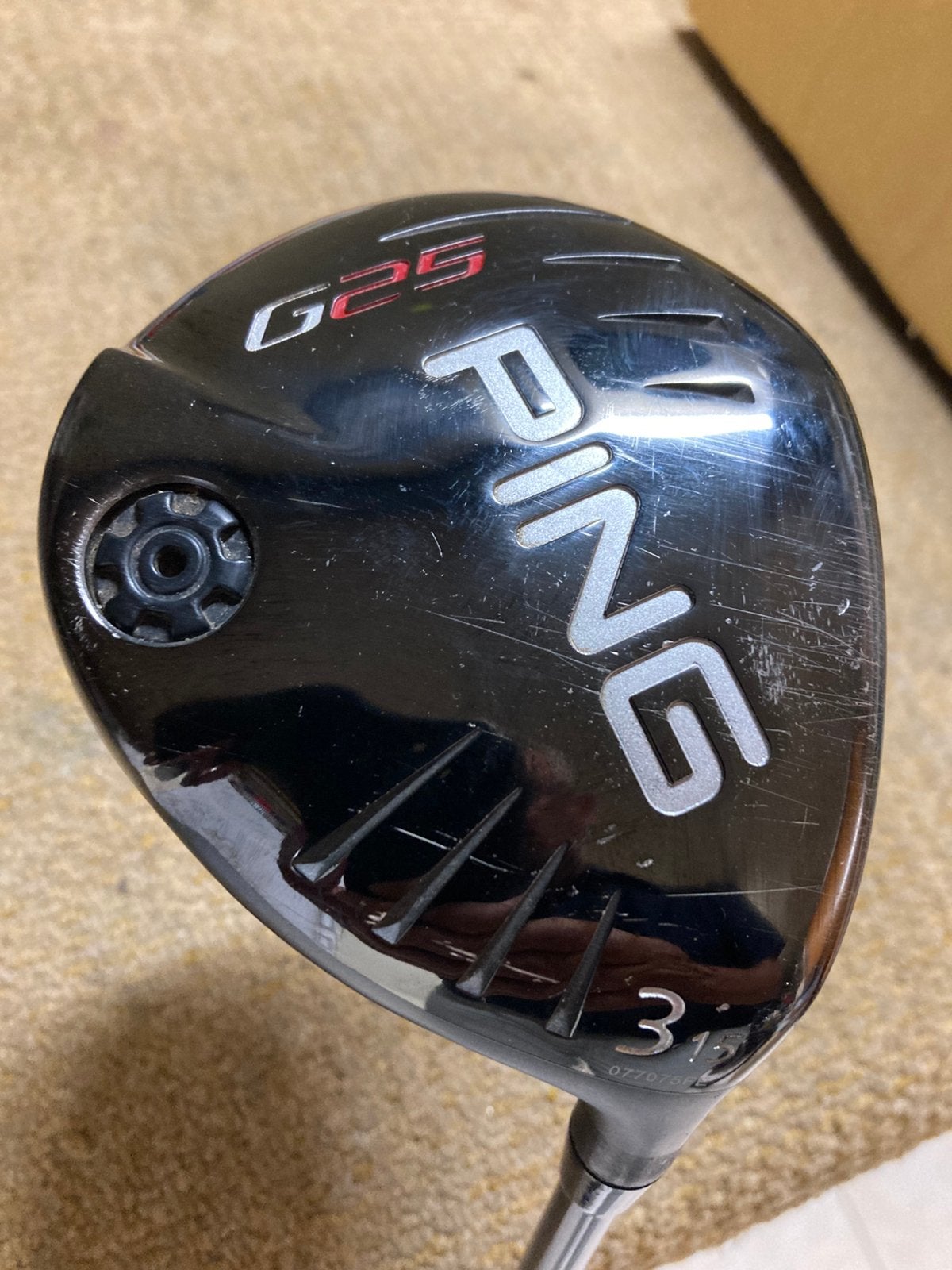 Ping G 25. Hout 3 Fairway Wood, Ophalen of Verzenden, Zo goed als nieuw, Club, Ping