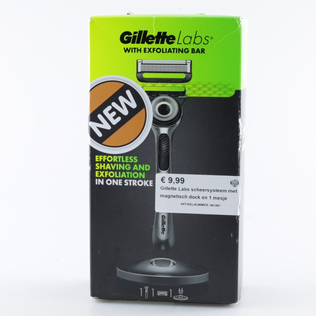 Gillette Labs scheersysteem met magnetisch dock en 1 mesje, Flex Ltd., Nieuw, https://flex.com/contact-us, Nobelstraat 10, 5807 GA Oostrum LB, Limburg, Nederland