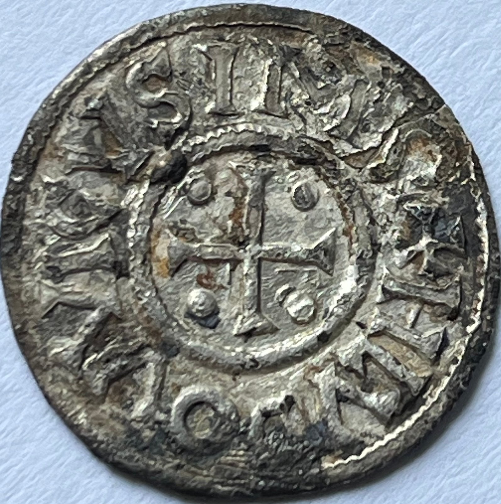 Duurstede zeldzame denarius 814-840, Vóór koninkrijk, Zilver, Losse munt, Overige waardes