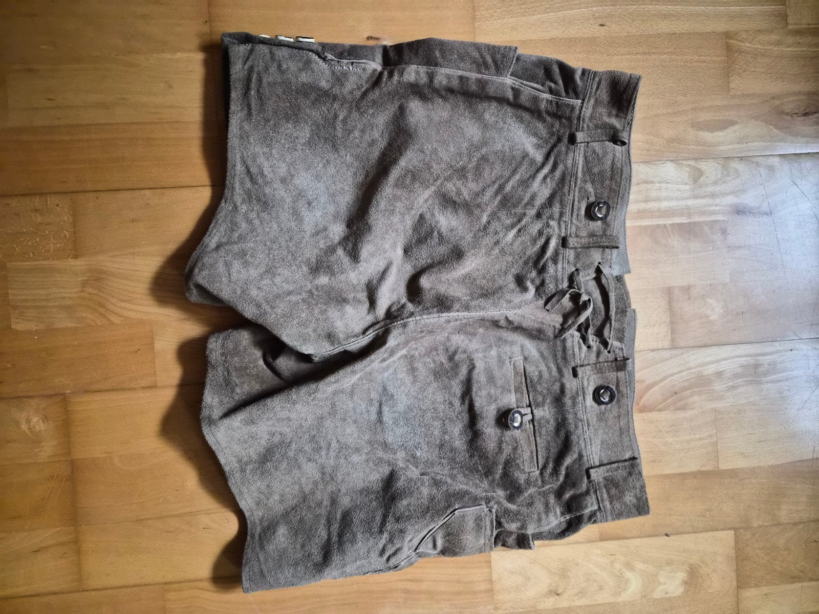 Lederhose Spieth & Wensky - Maat 52 (Lederen Korte Broek), Verzenden, Zo goed als nieuw, Maat 52/54 (L)