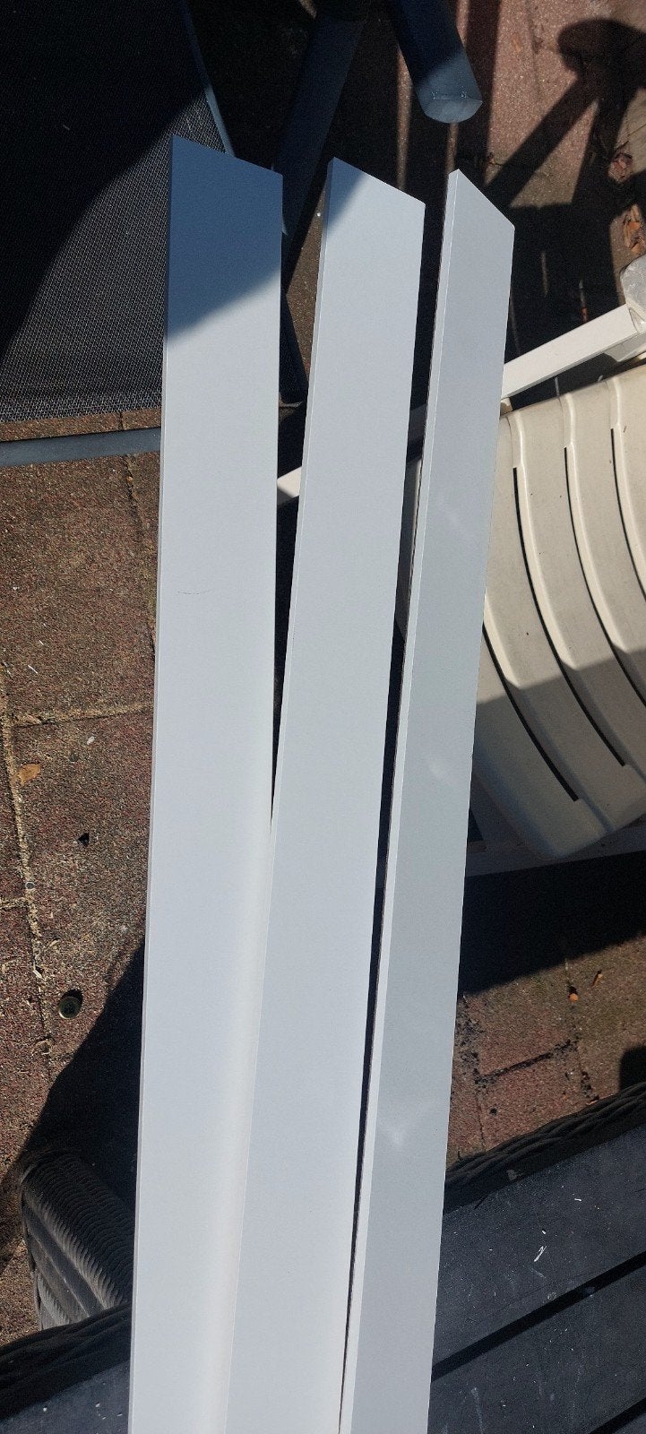 witte mdf plinten, Ophalen, Mdf, 200 tot 250 cm, Plinten