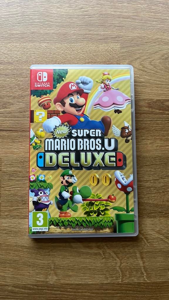 New Super Mario Bros. U Deluxe, Ophalen of Verzenden, Zo goed als nieuw, Platform, 3 spelers of meer