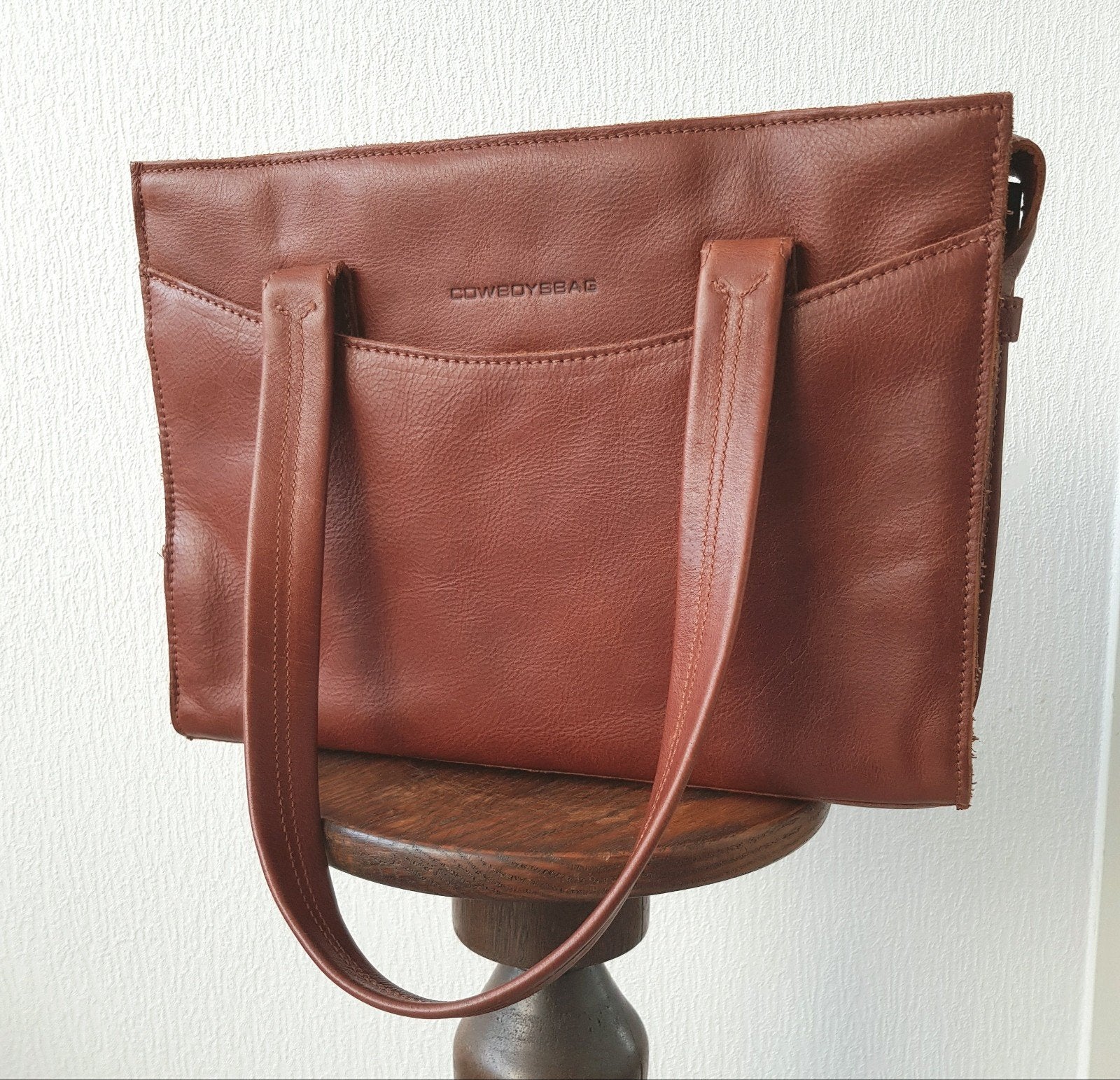 Cowboysbag Lismore Cognac Nieuw!, Verzenden, Nieuw, Bruin, Handtas