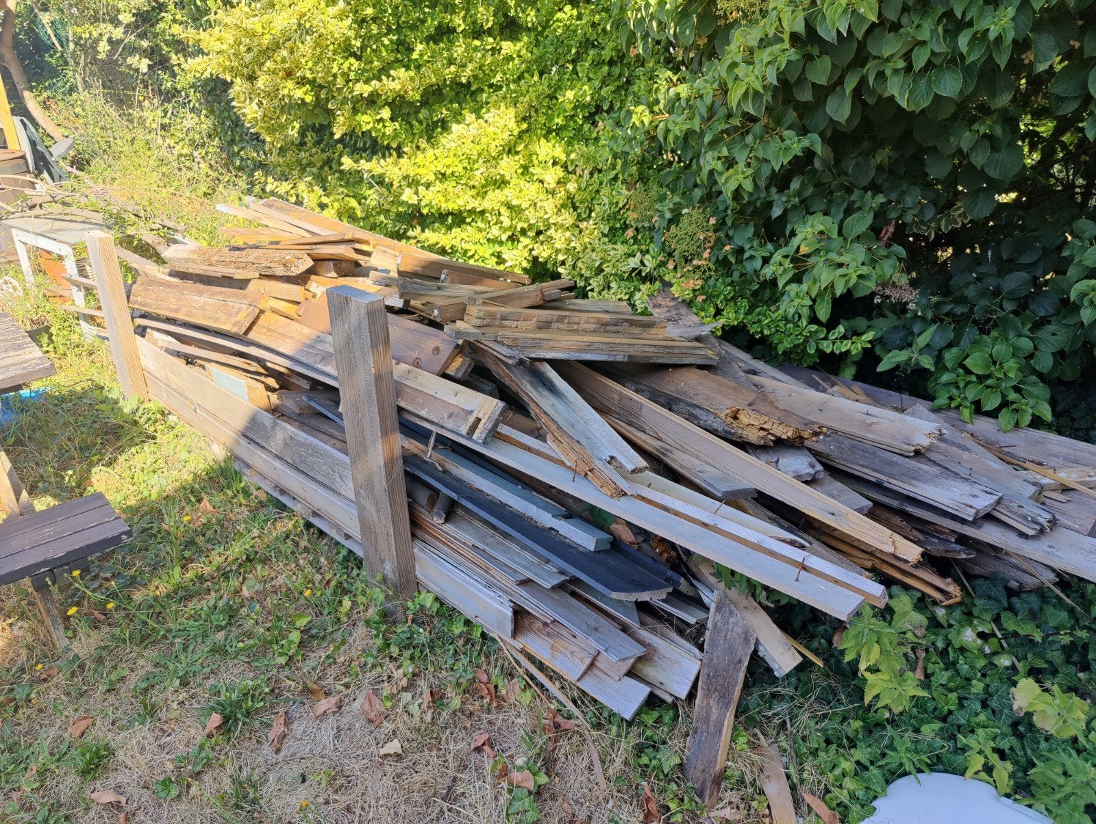 hout / stookhout, Ophalen, 50 mm of meer, Pallet, Minder dan 200 cm