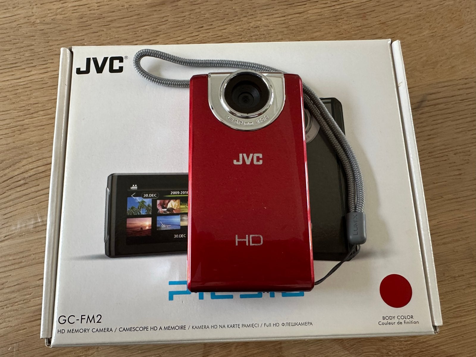 JVC Picsio GC-FM2 HD videocamera, Full HD, JVC, Overige soorten, Zo goed als nieuw