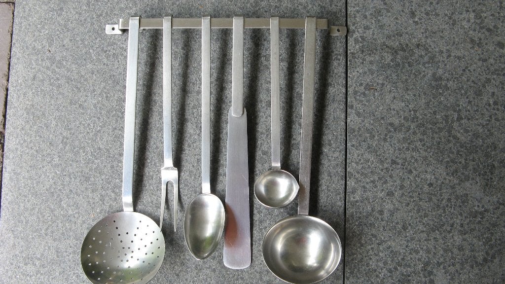 Gero Zilmeta rvs lepelrek model glad, Gero, Bestekset, Overige typen, Ophalen of Verzenden