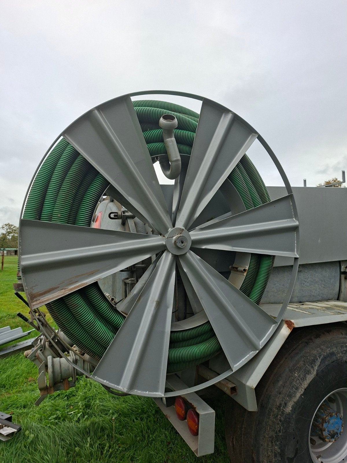 slanghaspel zuigslang kolkenzuiger waterwagen, Ophalen, Gebruikt
