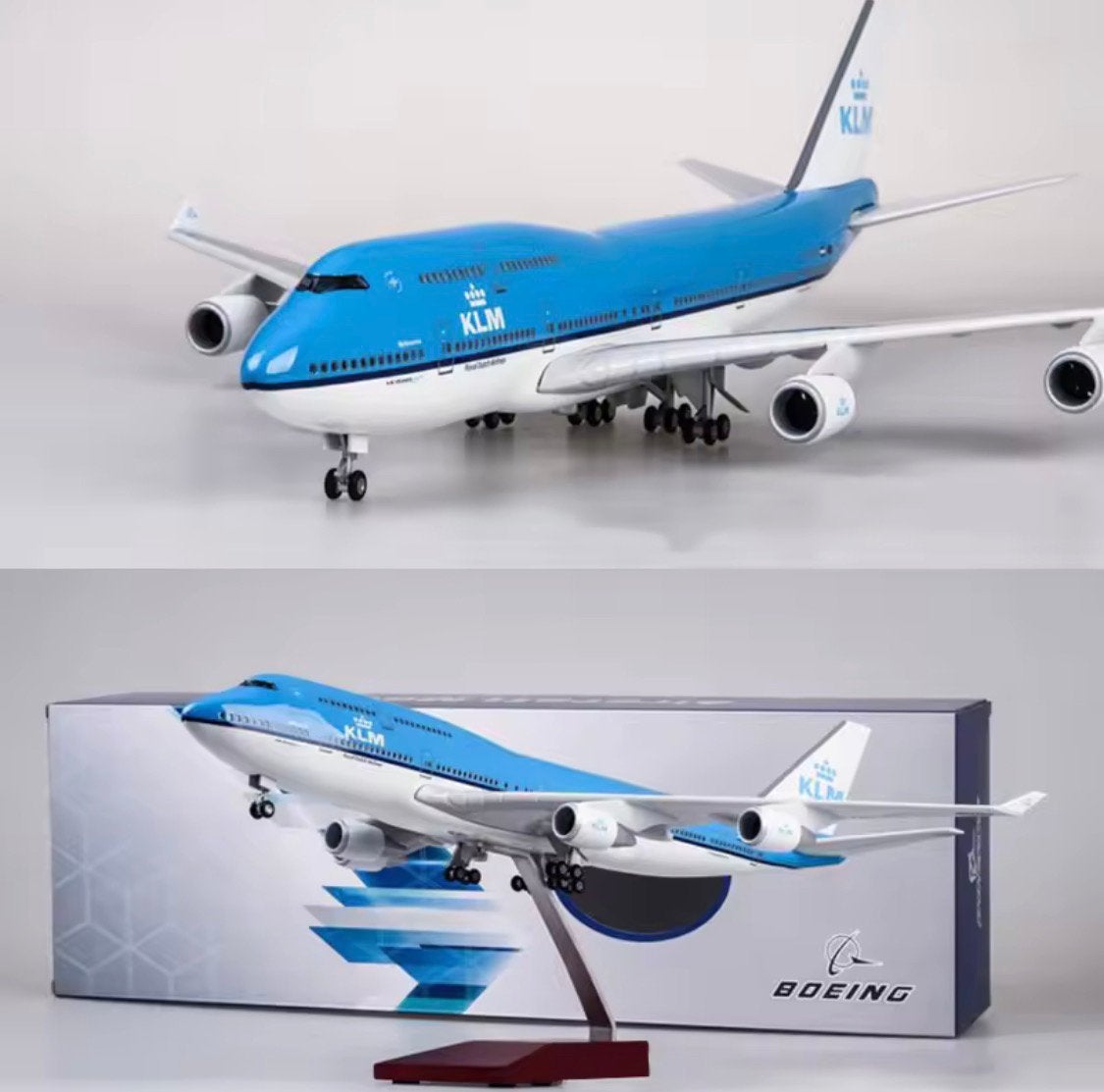 KLM Boeing 747 Vliegtuig 1/160 Schaal Groot vliegtuig, Ophalen of Verzenden, Nieuw, Schaalmodel