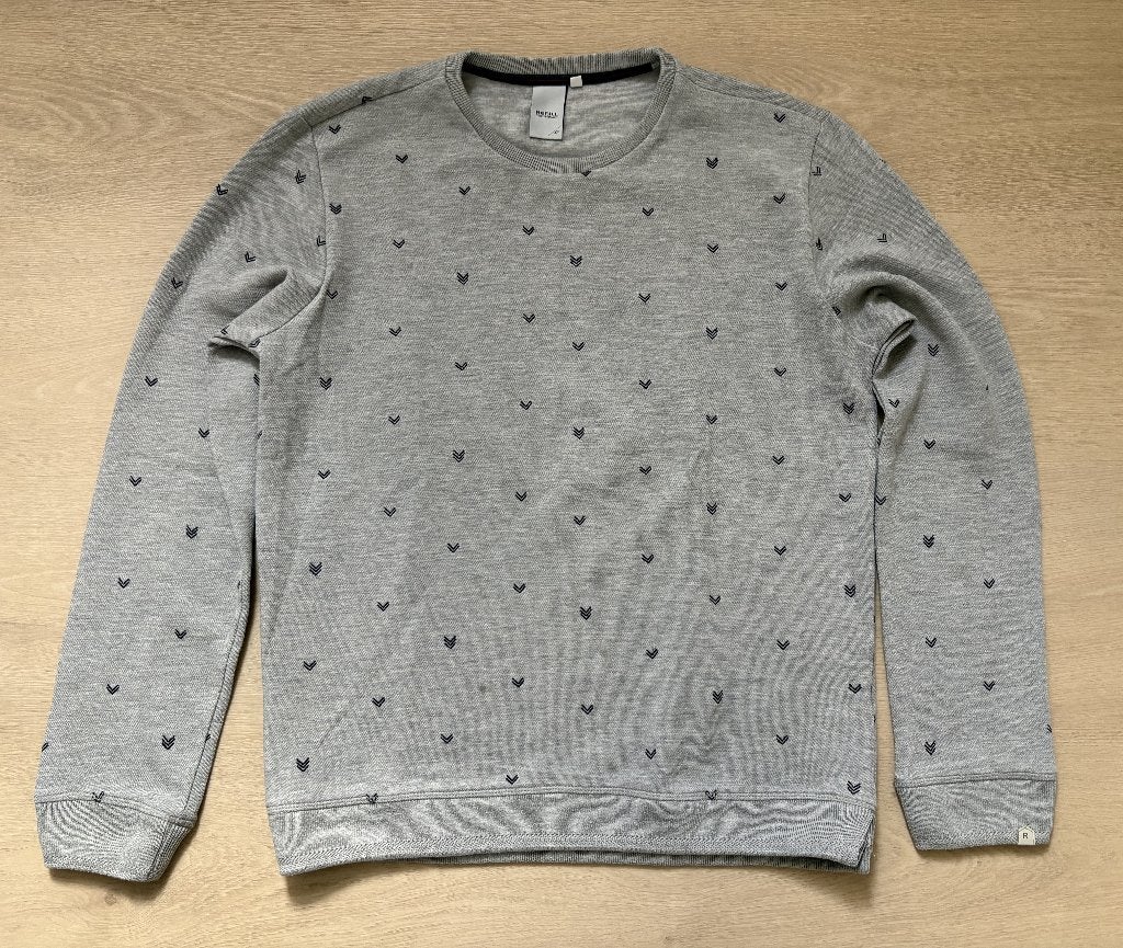 Refill Casual Herentrui – Grijs – Maat XL, Kleding | Heren, Maat 56/58 (XL), Refill, Ophalen of Verzenden, Grijs